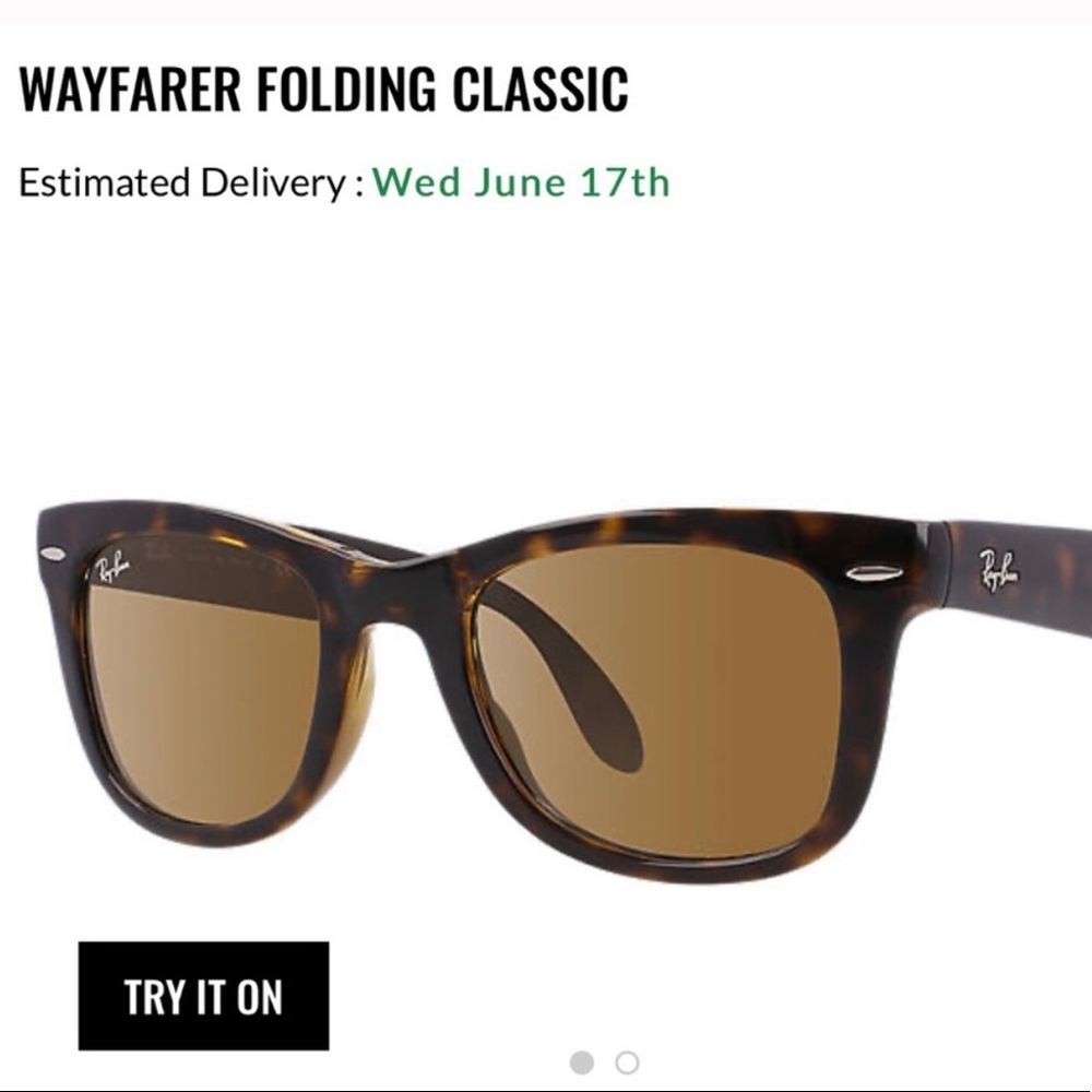Rayban Wayfer Folding sunglasses price firm